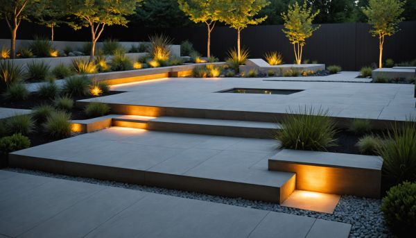 Installer des luminaires solaires design dehors